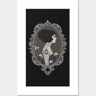 La Femme Tattoue | The tattooed lady | Art Nouveau Posters and Art